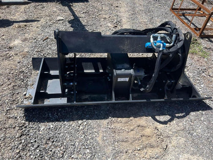 Universal skid steer plate compactor