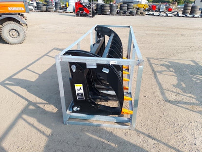 78" Skid steer universal root rake (root grapple)
