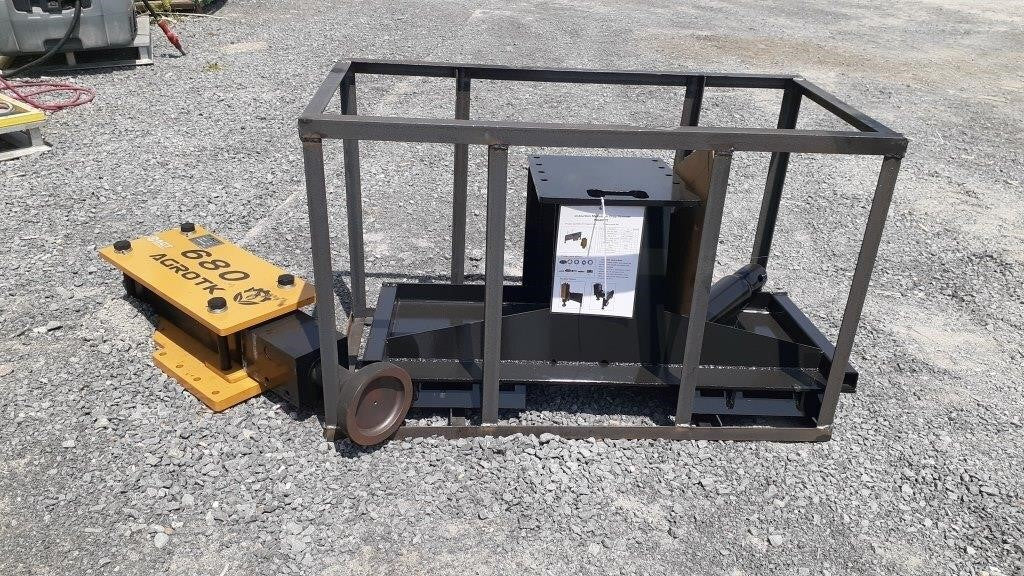 Universal Skid Steer Post Driver (post pounder)