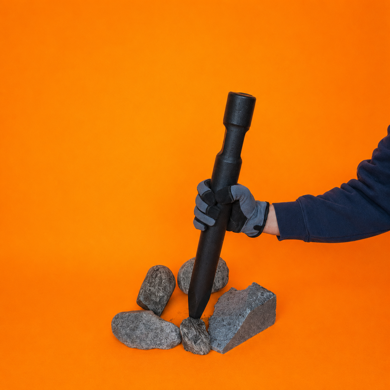 Hydraulic breaker tools Rammer S22/ Sandvik BR422 / CNH (Case New Holland) CB45 / CB200 / CAT H50 / Kubota KXB 450wedge
